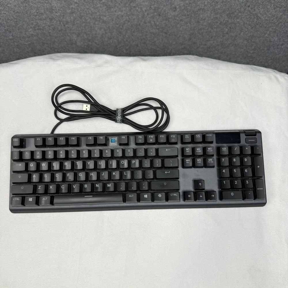 SteelSeries Apex 5 Hybrid Mechanical Gaming Keyboard Black KB-00013 OLED Display